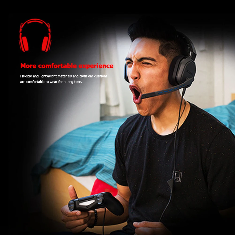 Wired Headset A10 3.5mm 7.1 Virtual Game Headphone
