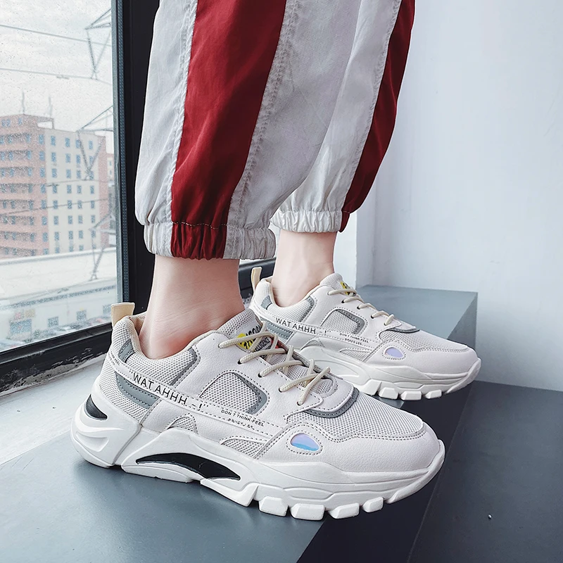 

Four seasons mesh daddy tide shoes foreign trade cross-border large size shoes couple models cold sticky shoes