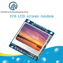 Eletrônica inteligente módulo lcd monitor de exibição azul backlight adaptador pcb 84*48 84x84 lcd 5110 nokia 5110 tela para arduino