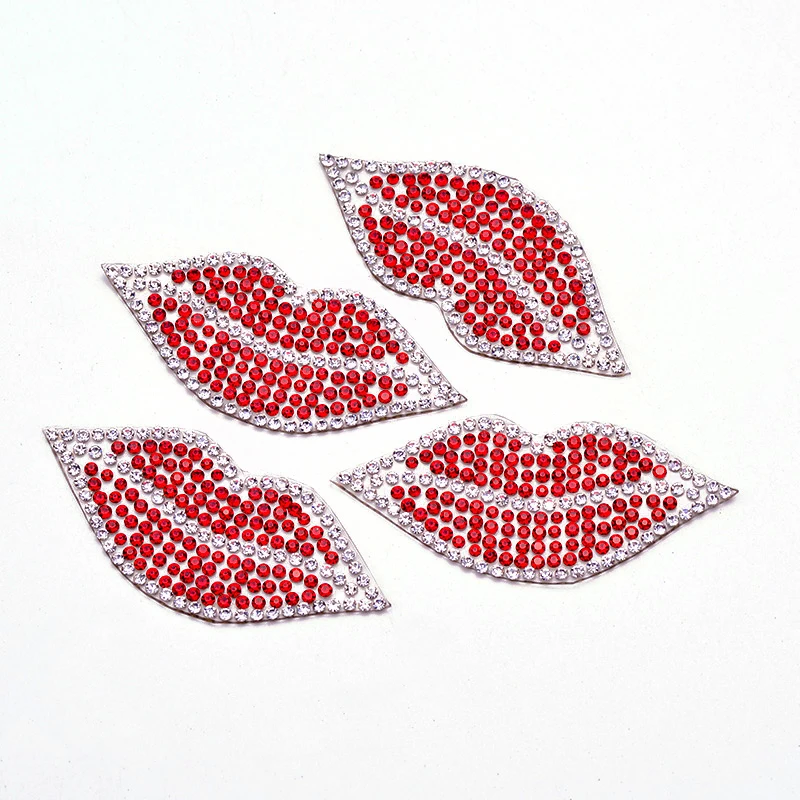 JUNAO-10pcs-Red-Lips-Rhinestone-Iron-On-Patches-For-Clothing-Patch-Appliques-Hotfix-Crystal-Motifs-For (1)