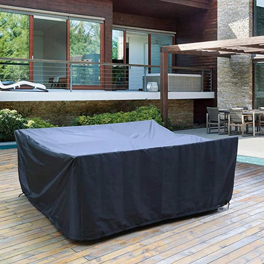 Cubiertas impermeables para muebles de jardín, cubiertas Patio exterior de 72 tamaños, a prueba de polvo, lluvia y nieve, para sofá, mesa y silla