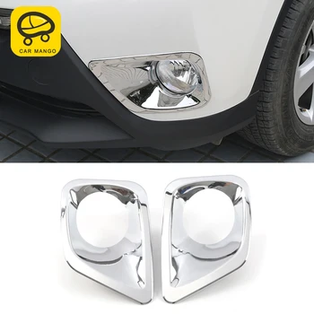 

CarManGo for Toyota RAV4 2016 2017 2018 Auto Car Styling Fog Light Lamp Cover Trim Frame Sticker Chrome Exterior Accessories