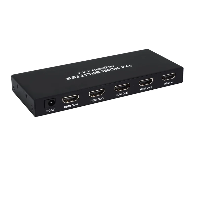 Разветвитель-hdmi-1-вход-4-выхода-видео-4-порта-Поддержка-3d-4k-при-60-Гц-yuv-4-4-4-hdcp22-edid-разветвитель