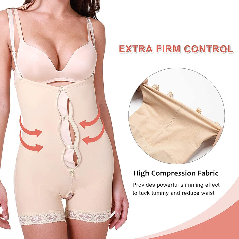 Leonisa Tummy Firm Control Under Dress Body Shaper for Women - Comfy Open  Bust Shapewear Beige at  Women's Clothing store