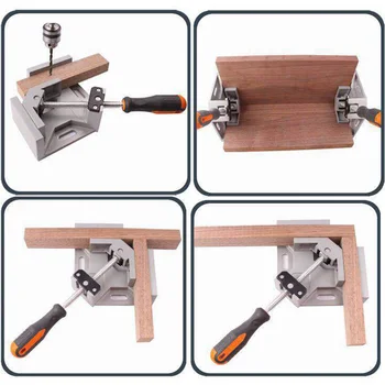 

Right Angle Corner Clamps Clip Woodworking Photo Frame Gussets Tools ALI88