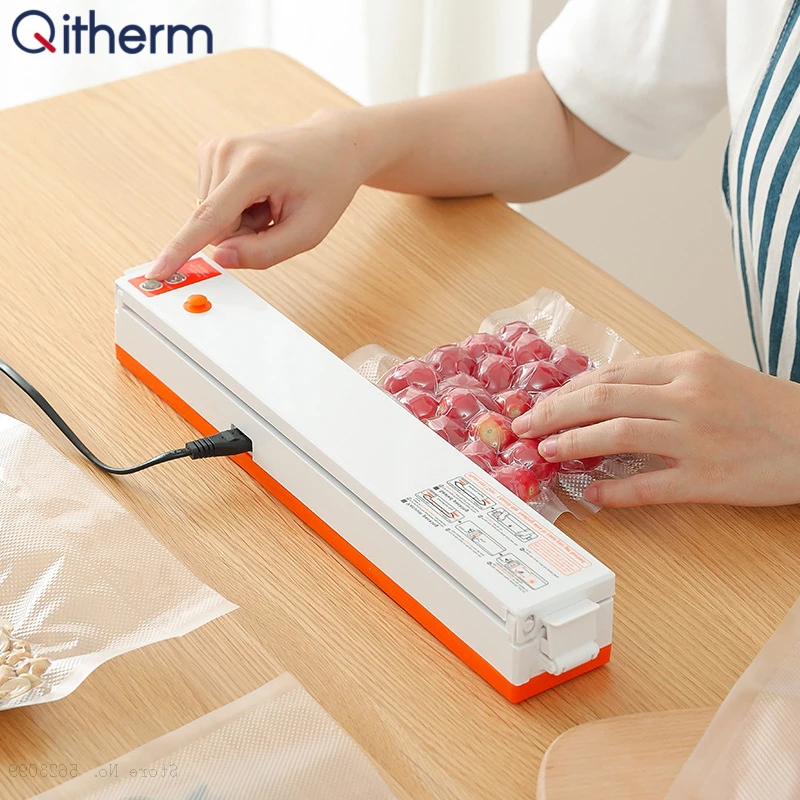 Food Vacuum Sealer Packaging Machine Household Film Sealer Vacuum Packer Portable Electric Food Vaccum Sealer afbeelding