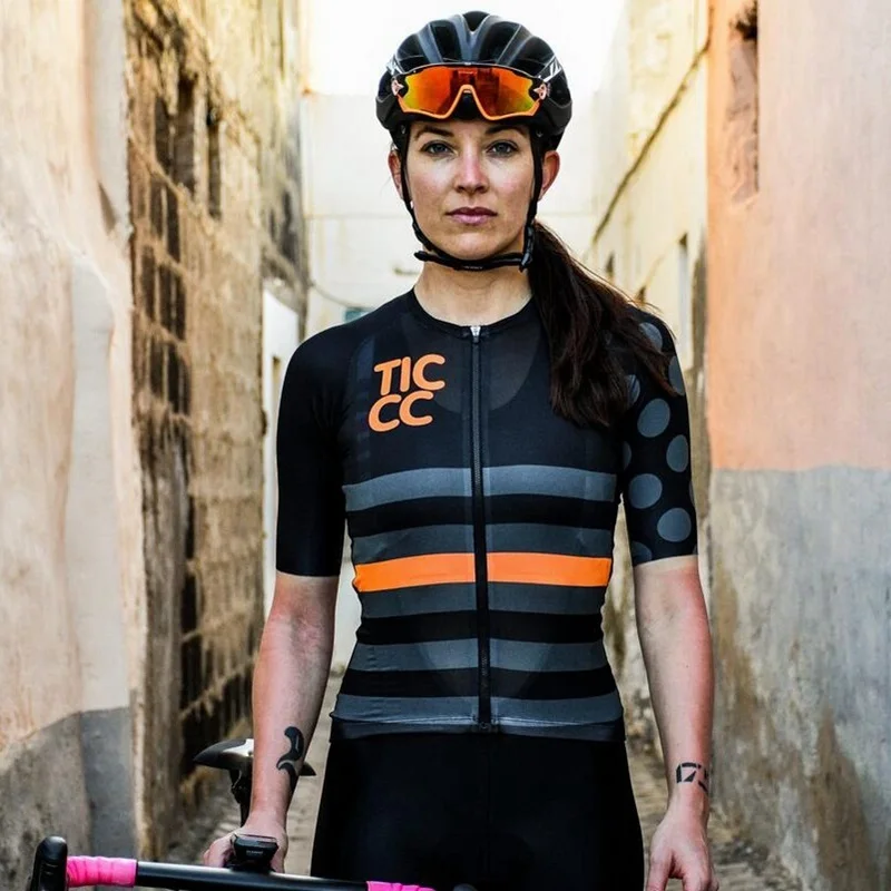 4 Maglia Ciclismo летний велосипедный костюм Велоспорт Джерси женский короткий рукав Велоспорт рубашки розовый горный велосипед одежда - Цвет: 4