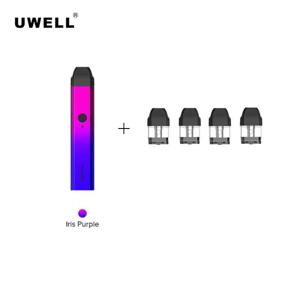 

Original Uwell Caliburn Pod Kit With 4PCS Caliburn Cartridge 2ML Pod Electronic Cigarette Top-Filling Vape Vaporizer