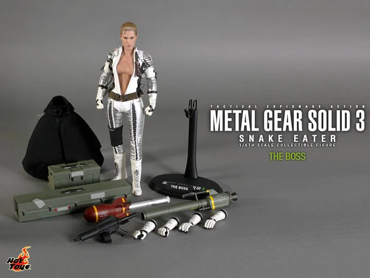 In Stock Collectible 1/6 Scale HotToys VGM14 Metal Gear Solid 3 Snake Eater The Boss Action Figure Model for Fans Gifts
