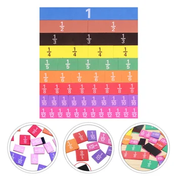 

1 Set of Children Education Toys Early Learning Toys Fraction Toys EVA Number Learning Toys for Children Learning Kids