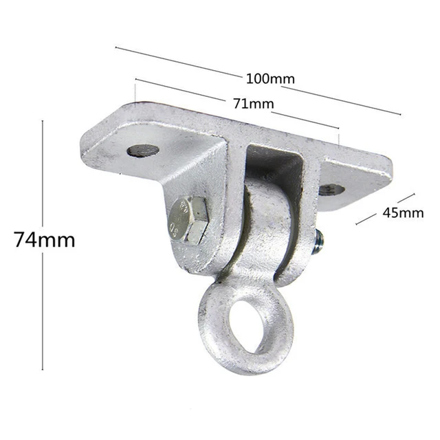 2 Pair Heavy Duty Swing ers Swivel Hooks Playground Hammock Mount Kit 1