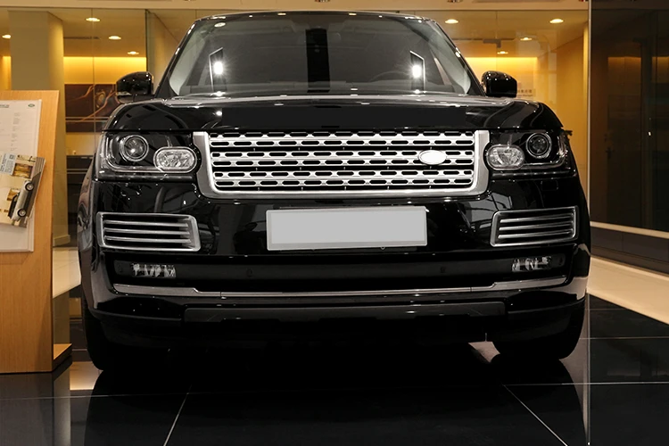 abs front fog light grille cover trim for land rover range rover