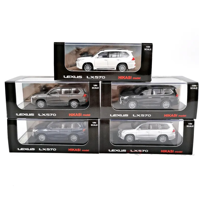 

Изысканный товар, модель LX570 из сплава 1:64, оригинальная упаковка, игрушки для внедорожников, коллекционные украшения