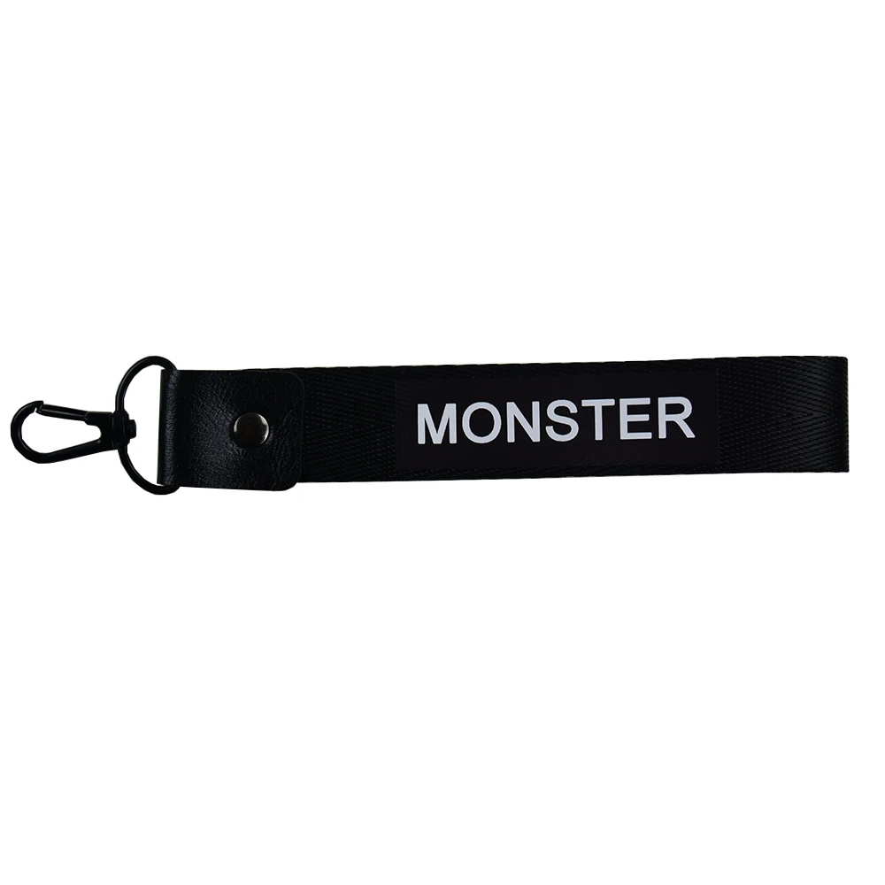 Monster Мотоциклетный брелок, автомобильный ключевой ремень, ID карта, брелок для телефона, ремешок для iPhone kawasaki Ninja Yamaha YZF Ducati diavel Monster - Название цвета: Monster