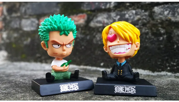 Цельнокроеный Чоппер Vinsmoke Sanji Luffy Roronoa Зоро, украшение автомобиля, настольный телефон, база, мобильные функции, автомобильные аксессуары