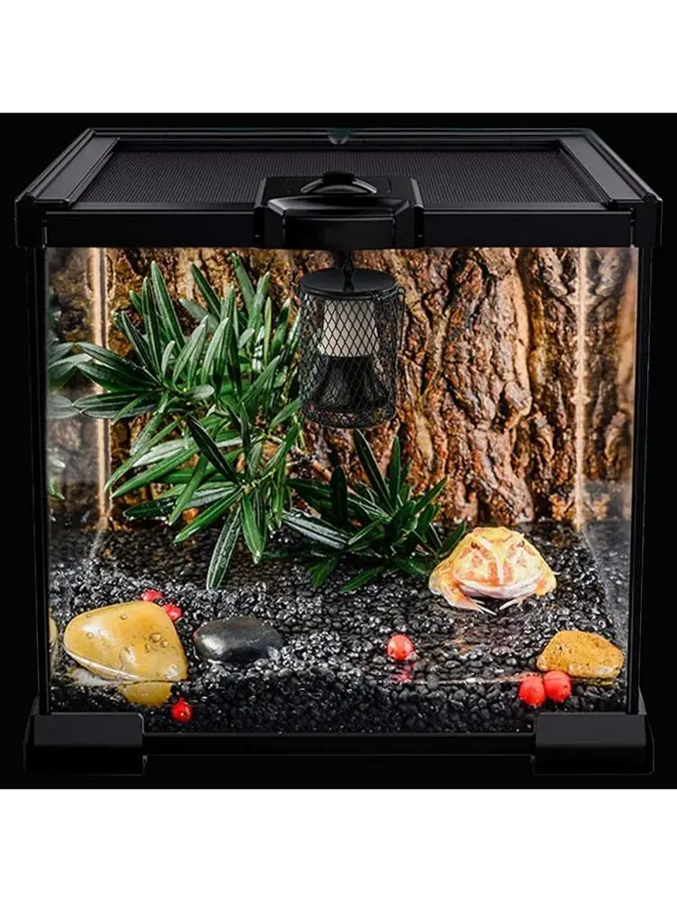 Pet Reptile Far Infrared Ceramic Heating Lamp 110V 220V Heat Emitter Light Bulb With Anti-Scald Lamp Stand