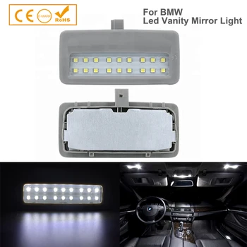 

2pcs White LED Vanity Mirror Light For Bmw F10 F11 F07 F01 F02 F03 F04 LED Dome Roof Overhead Interior Reading Map Light
