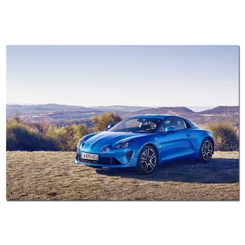 

2018 Alpine A110 Supercar Posters and Prints Canvas Painting Modern Wall Picture For Living Room Decor