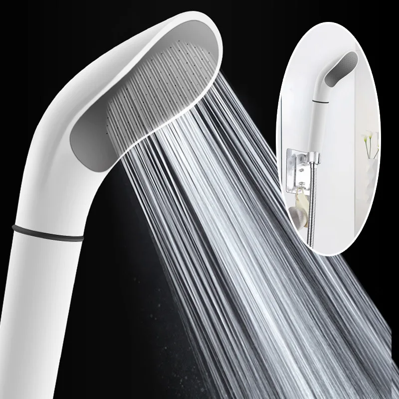 

1PCS Bar Shape High Pressure Rainfall Shower Head Water Saving Filter Spray Nozzle Detachable Sprinkler Bathroom Accessories