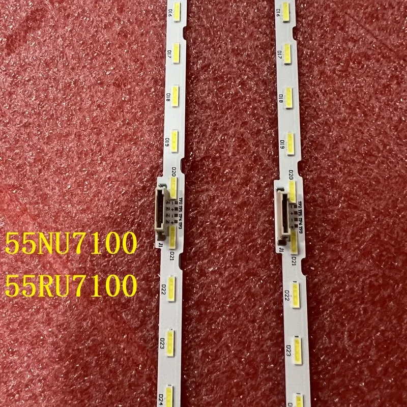 battery led strip LED bar(2)for Samsung UE55NU7093 UA55NU7100R UE55NU7092U UE55NU7302K UE55NU7100 UE55NU7175U UE55NU7172U UE55NU7375U UE55NU7372U coloured led strip lights