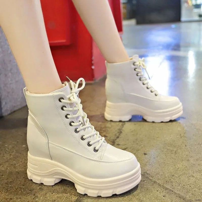 Женская прогулочная обувь; зимние женские кроссовки; трендовая спортивная обувь; прогулочная Обувь На Шнуровке Для тренировок; zapatillas mujer I3-75