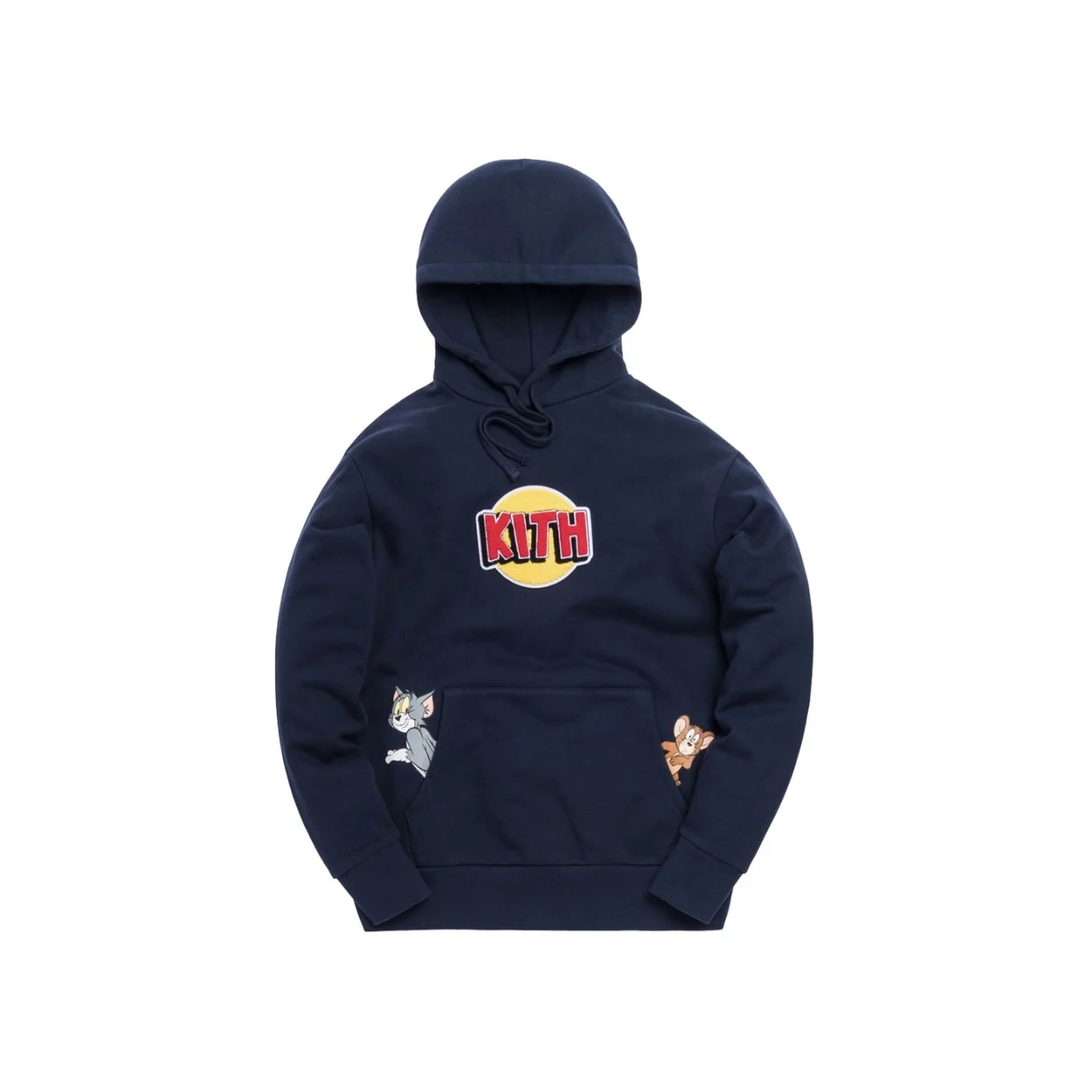 19SS KITH X TOM jerry толстовки для мужчин и женщин высокого качества 1:1 KIth толстовки уличная Kanye West хип хоп kith пуловер Толстовка для мужчин - Цвет: dark blue