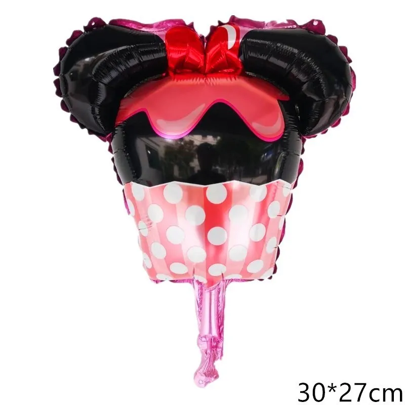 Balony 10 шт Мини Минни торт на день рождения Глобус шары для свадьбы и дня рождения вечерние украшения Дети поставляет ребенка душ девочки