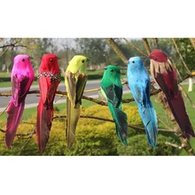 Красочные Имитация перо птица Творческий перо газон фигурка орнамент животное птица сад птица реквизит украшения