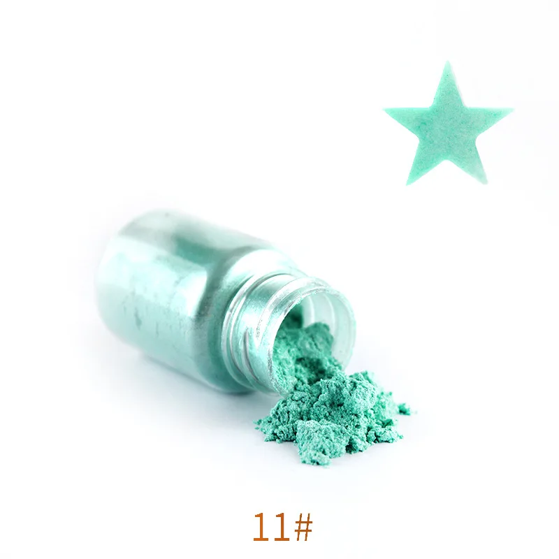 10g/bottle Handmade Pearl Mica Powder for DIY Epoxy molds making Pearl Powder Pigment Silicone molds filler 10g/bottle Handmade Pearl Mica Powder for DIY Epoxy molds making Pearl Powder Pigment Silicone molds filler