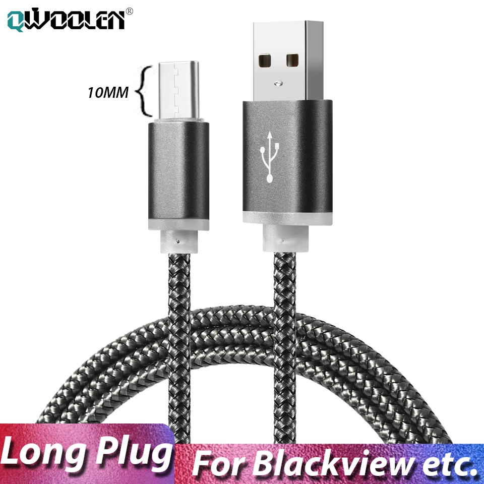 Кабель usb-c 10 мм для Umidigi F2 Power 3 S2 A1 Pro One быстрая зарядка | Мобильные телефоны и