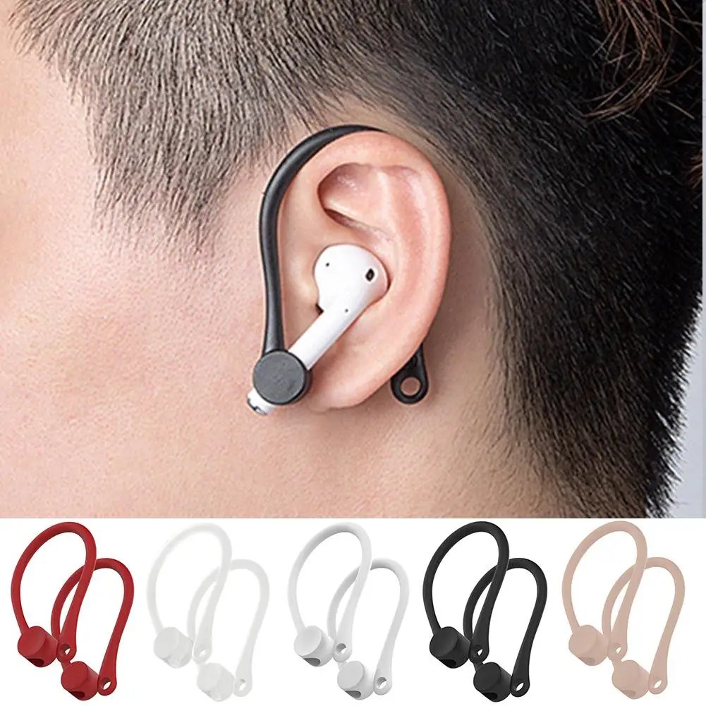 Защитный чехол с крючком для наушников Airpods защита от потери беспроводная связь
