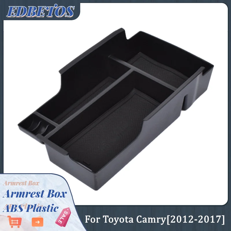 Camry Car Armrest Box Center Console Storage Glove Box Organizer Insert Tray For Toyota Camry 2012 2013 2014 2015 2016 2017