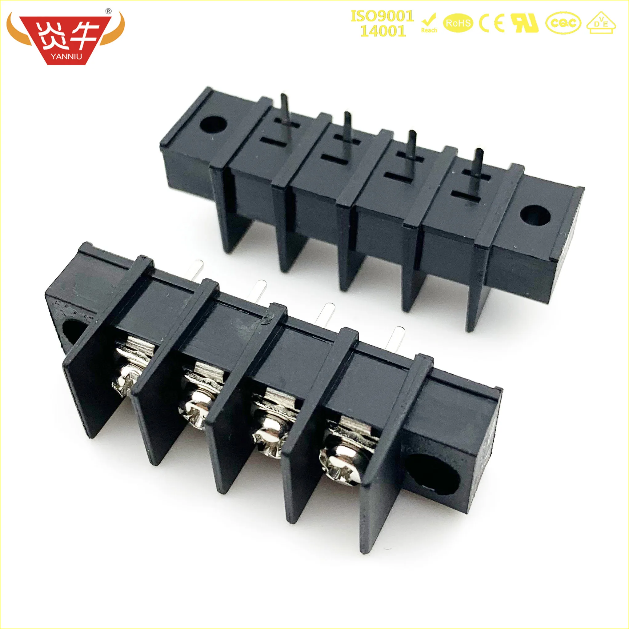 Dg25s da Barreira do Conector do Pwb a 7.62mm Bloco Terminal Kf25 Dg25 2pin 1212pin 20a – 300 v Phoenix Contato Degson Kf25sm 7.62 2 p 12