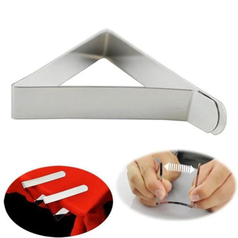 6/12 штук маленькая скатерть из нержавеющей стали зажимы для скатерти Свадебная