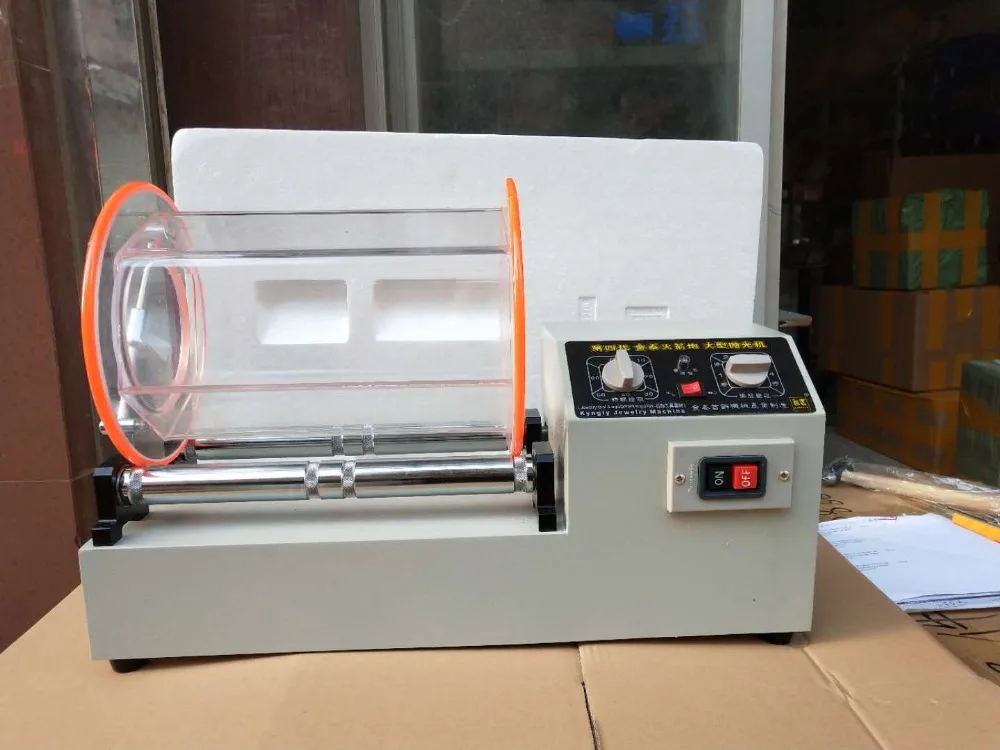 Rotary Tumbler 11KG Capacity Polishing Machine, Jewelry Making Tools Gold Burnis