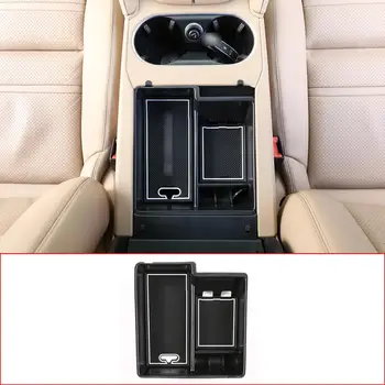 

For Porsche Cayenne 2011-2020 Storage Box Central container holder styling insert tray clapboard Interior Car Accessories