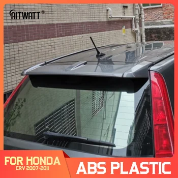 

AITWATT For Honda CRV CR-V 2007 to 2011 Black Spoiler Exterior ABS Plastic Rear Roof Trunk Boot Lip Wing Spoiler Car Accessories