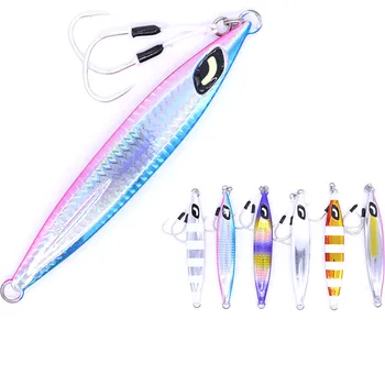 

CASTFUN Jigging Lure 130g 160g 1pc OCEA Slow Jig Metal Jig Sardine Fishing Isca Artificial Lures Bait Fishing Jigging With Hook