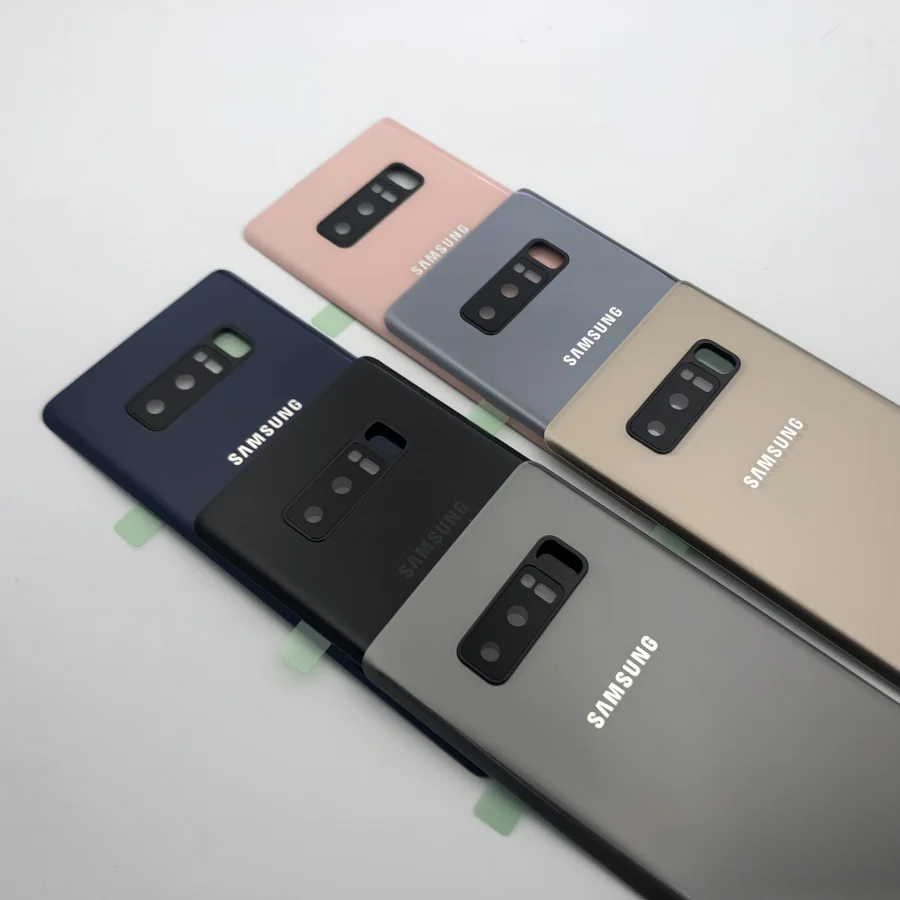 Заднее стекло для Samsung Galaxy Note 8 N950 N950F N9500 SM задняя крышка аккумулятора замена