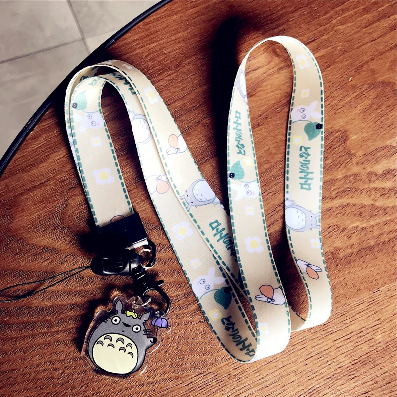 USB держатель значка DIY ремешок аниме милый мультфильм кулон декольте ремешок ключ сертификат тренажерный зал мобильный телефон с
