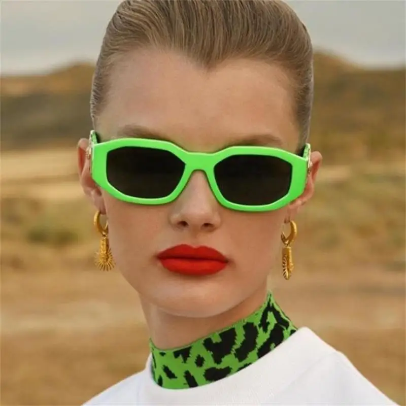 Occhiali da sole da uomo Vintage Designer di marca occhiali da sole  rettangolari neri rossi UV400 Celebrity Italy Shades For Women montatura  per occhiali|Women's Sunglasses| - AliExpress