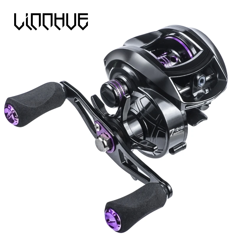 

2021 Newest Baitcasting Reel 7.2:1 High Speed Ultralight 8KG Max Drag Metal Spool Fishing Reel For Bass 72 Hours in Ocean