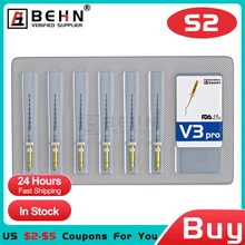 

6pcs/Box Dental Heat Activated Canal Root Files SX-F3 25mm Dentist Tools Can Bend for Preparing Root Canal Treatment materials