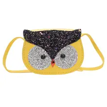 Детская милая сумка на плечо в форме совы, маленькая сумка-мессенджер с животными, сумка-мессенджер для телефона, сумки для монет, мини сумка через плечо для девочки, подарок/E