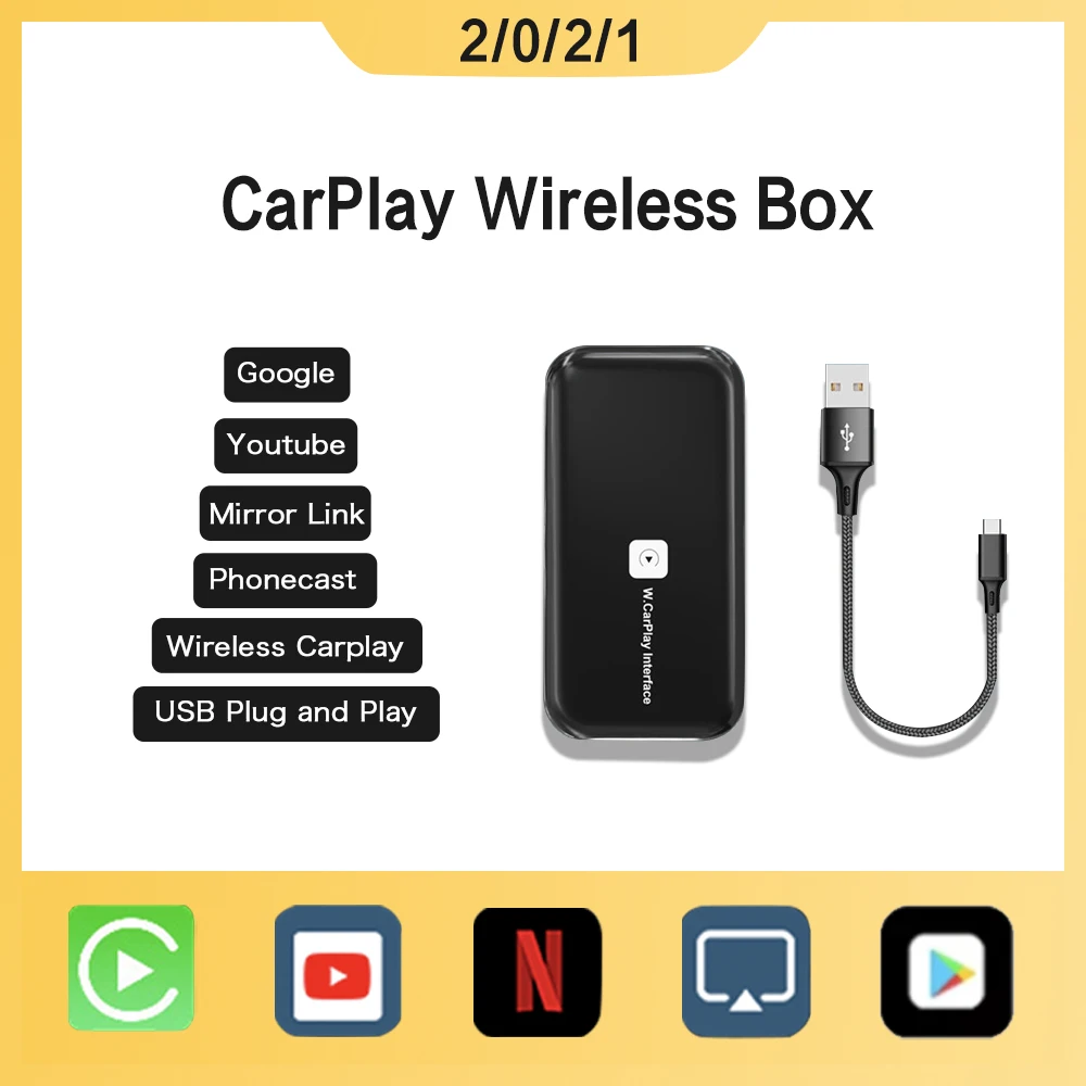 PROD 1005003310113223 Carplay For Universal Car IOS & Android 9.0
Dongle Car Multimedia Player For Benz Audi Volkswagen Kia Toyota BMW
X1X2X3X4X5X6