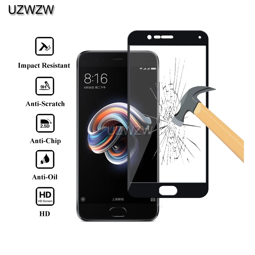 

Full Cover Tempered Glass For Xiaomi Mi Note 3 Tempered Glass Screen Protector Protective Glass For Xiaomi Mi Note 3