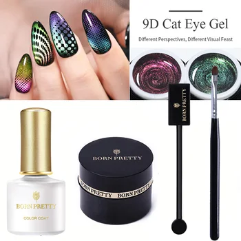 

9D Cat Eye UV Gel Chameleon Magnetic Nail varnish Galaxy Effec Soak Off Nail Varnisht Semi Permanent Black Gel
