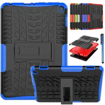 

For Amazon Kindle Fire HD 8 / HD 8 Plus 2020 10th Gen 8" Rugged Rubber Stand Hard Plastic Tablet Case Cover