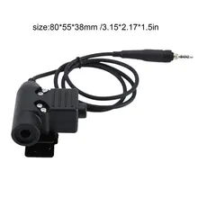 Военный Z тактический U94 наушники U-94/один Ptt для Yaesu Vx6R Vx7R Vx-6R/E Vx-7R/E Vx-120 Vx-127 3,5 мм с резьбой