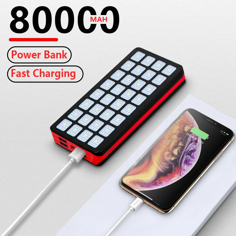 Внешний аккумулятор на 80000 мА · ч с 4usb-портами | Мобильные телефоны и аксессуары